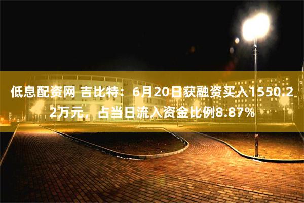 低息配资网 吉比特:6月20日获融资买入1550.22万元,占当日流入资金比例8.87%