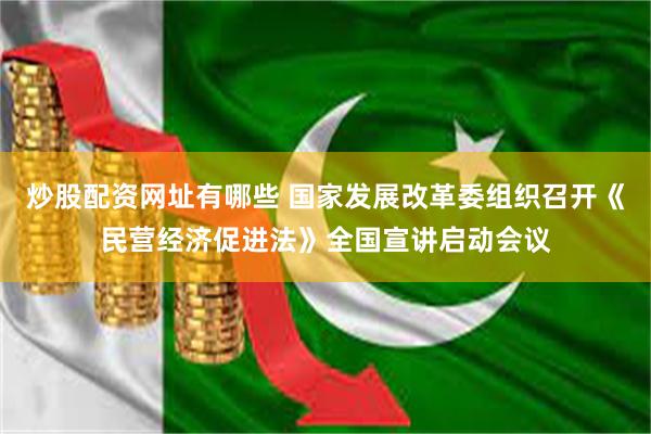 炒股配资网址有哪些 国家发展改革委组织召开《民营经济促进法》全国宣讲启动会议